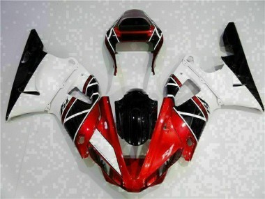 Kit Carénages & Plastique R1 2000-2001 - Rouge