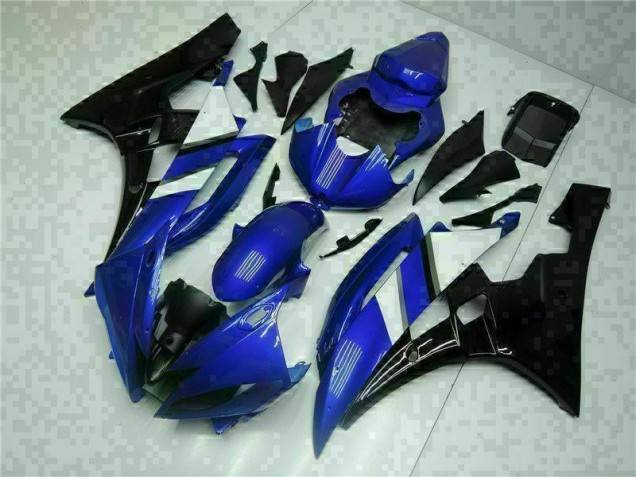 Kit Carénages & Plastique R6 2006-2007 - Bleu Noir