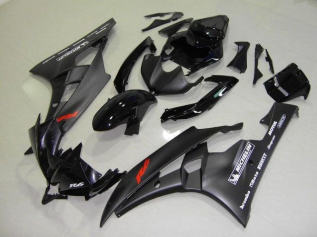 Kit Carénages & Plastique R6 2006-2007 - Noir