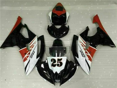 Kit Carénages R6 2008-2016 - Blanc Noir